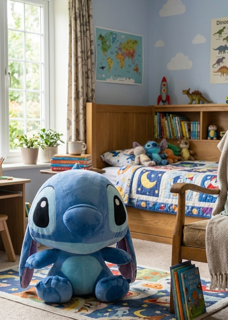 Peluche Géante Étoile Bleue – Compagnon Ultra Doux 85 cm
