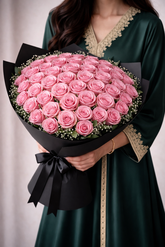 Bouquet of Tender Pink Roses