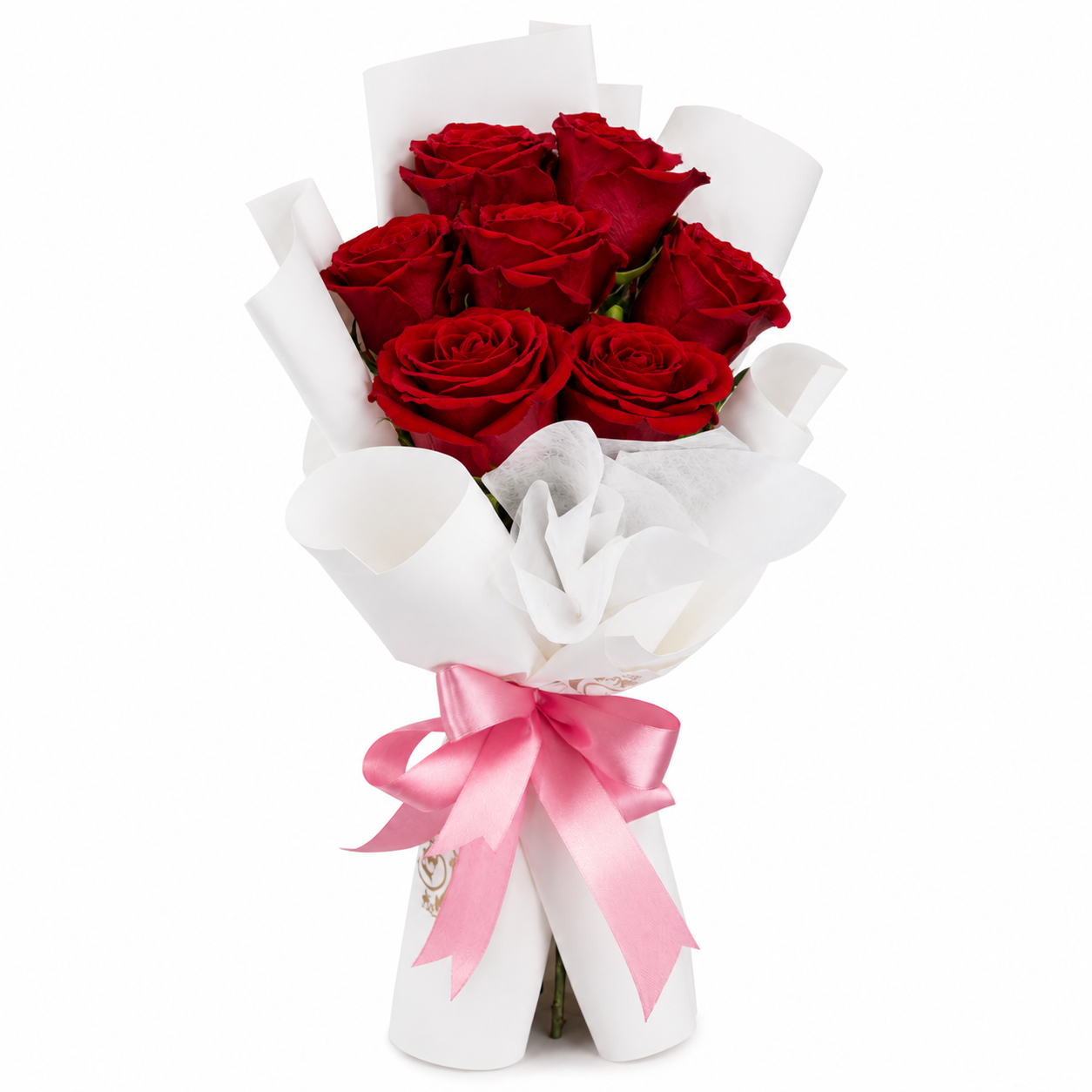 Bouquet de roses rouges fraîches OhSouk – vue 1