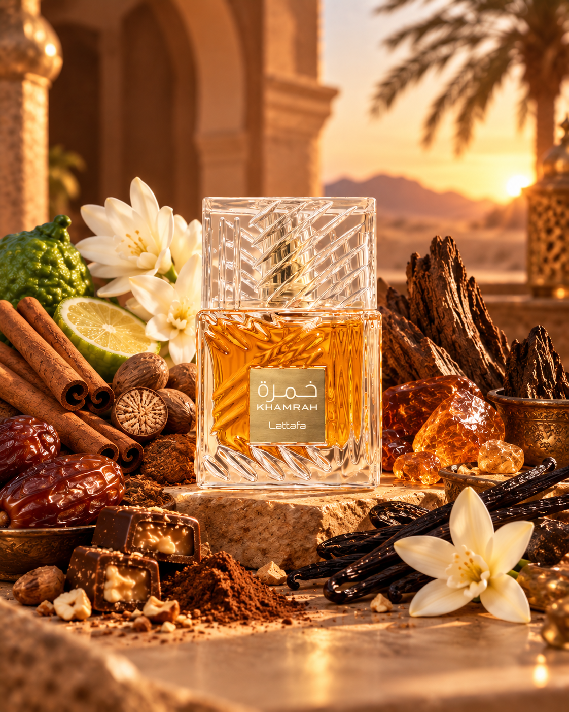 Lattafa Khamrah Eau de Parfum 100ml - Parfum authentique livre en Algerie - OhSouk